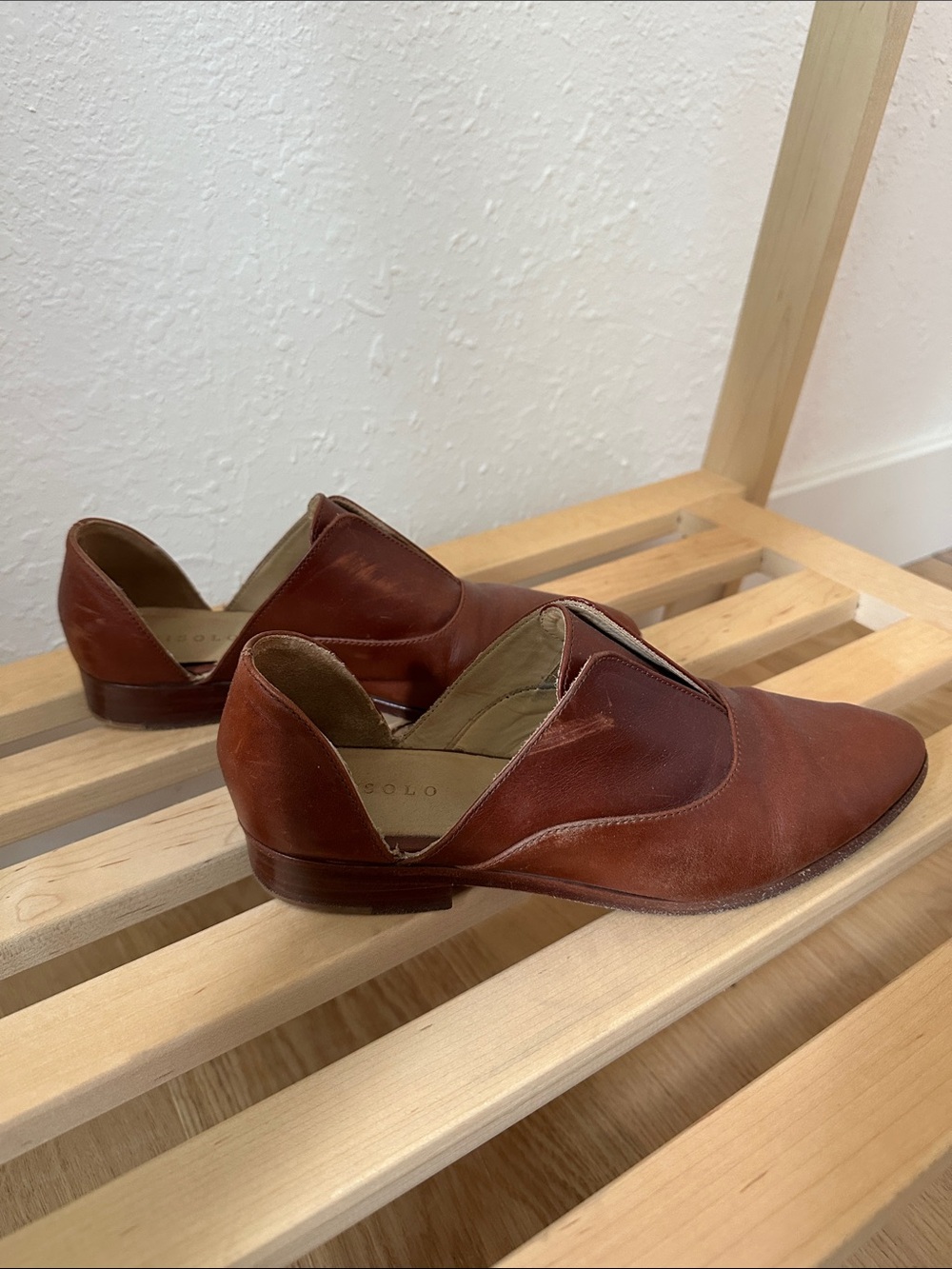 Nisolo Men's Brown Leather Slip-On Loafers